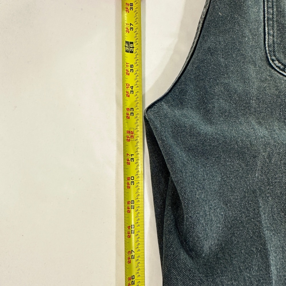 American Blue Vintage Mens Jeans 36 Long Cotton Straight Leg Dark Wash Fade Gray - Picture 7 of 8
